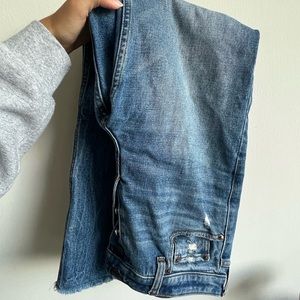 Abercrombie Simone High Rise Ankle Straight Jeans